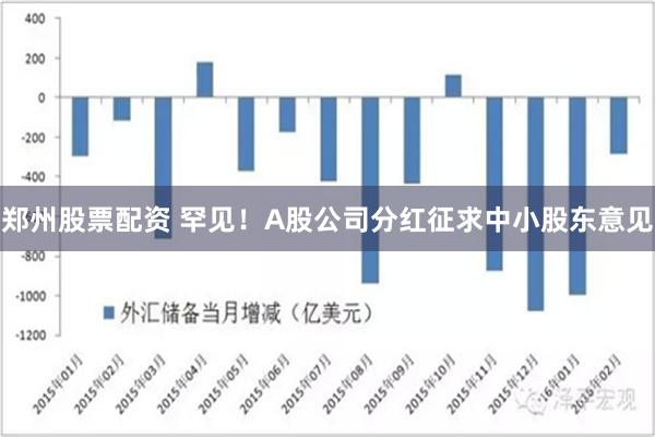 郑州股票配资 罕见！A股公司分红征求中小股东意见