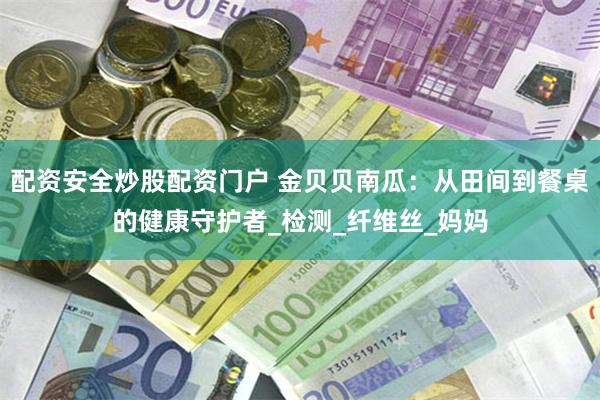 配资安全炒股配资门户 金贝贝南瓜：从田间到餐桌的健康守护者_检测_纤维丝_妈妈