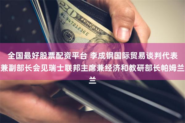 全国最好股票配资平台 李成钢国际贸易谈判代表兼副部长会见瑞士联邦主席兼经济和教研部长帕姆兰