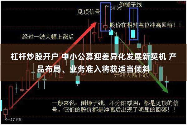杠杆炒股开户 中小公募迎差异化发展新契机 产品布局、业务准入将获适当倾斜