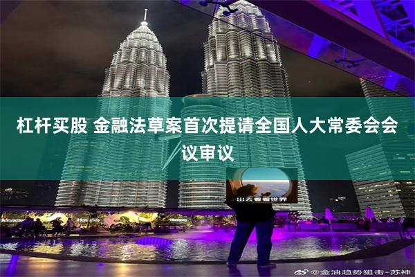 杠杆买股 金融法草案首次提请全国人大常委会会议审议