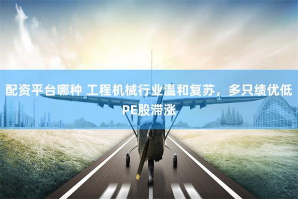 配资平台哪种 工程机械行业温和复苏，多只绩优低PE股滞涨