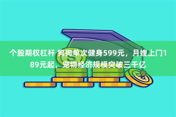 个股期权杠杆 狗狗单次健身599元,月嫂上门189元起,宠物经济规模突破三千亿