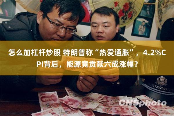 怎么加杠杆炒股 特朗普称“热爱通胀”，4.2%CPI背后，能源竟贡献六成涨幅？