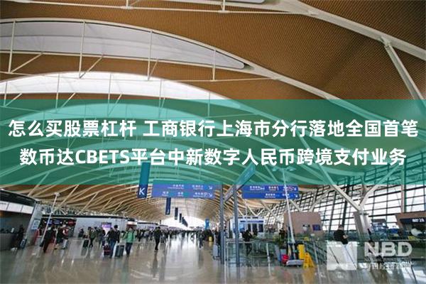怎么买股票杠杆 工商银行上海市分行落地全国首笔数币达CBETS平台中新数字人民币跨境支付业务