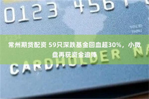 常州期货配资 59只深跌基金回血超30%，小微盘再获资金追捧